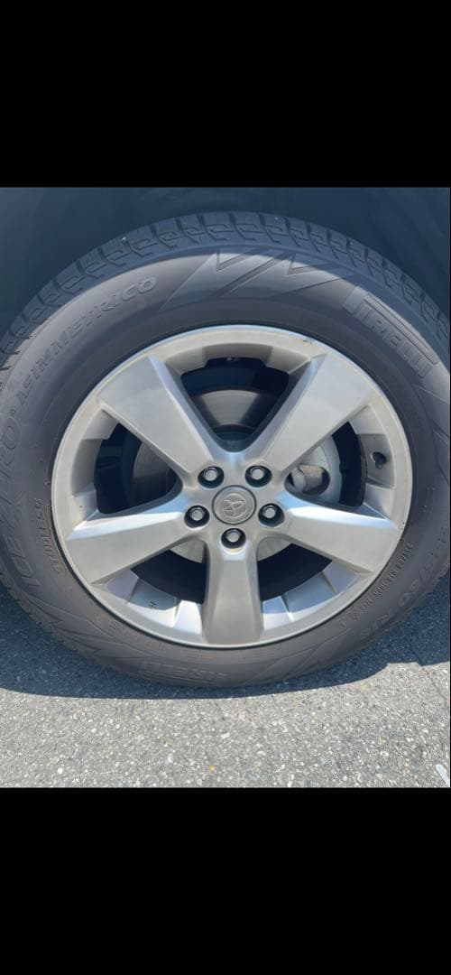 【りゅう④】ハリアー80 スタッドレスタイヤ＆ホイール225/60R18