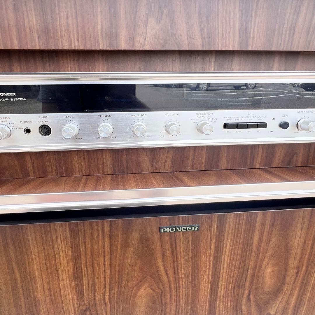 Pioneer S-88 アンプ レコード リモコン無し　年代物 本体　家電