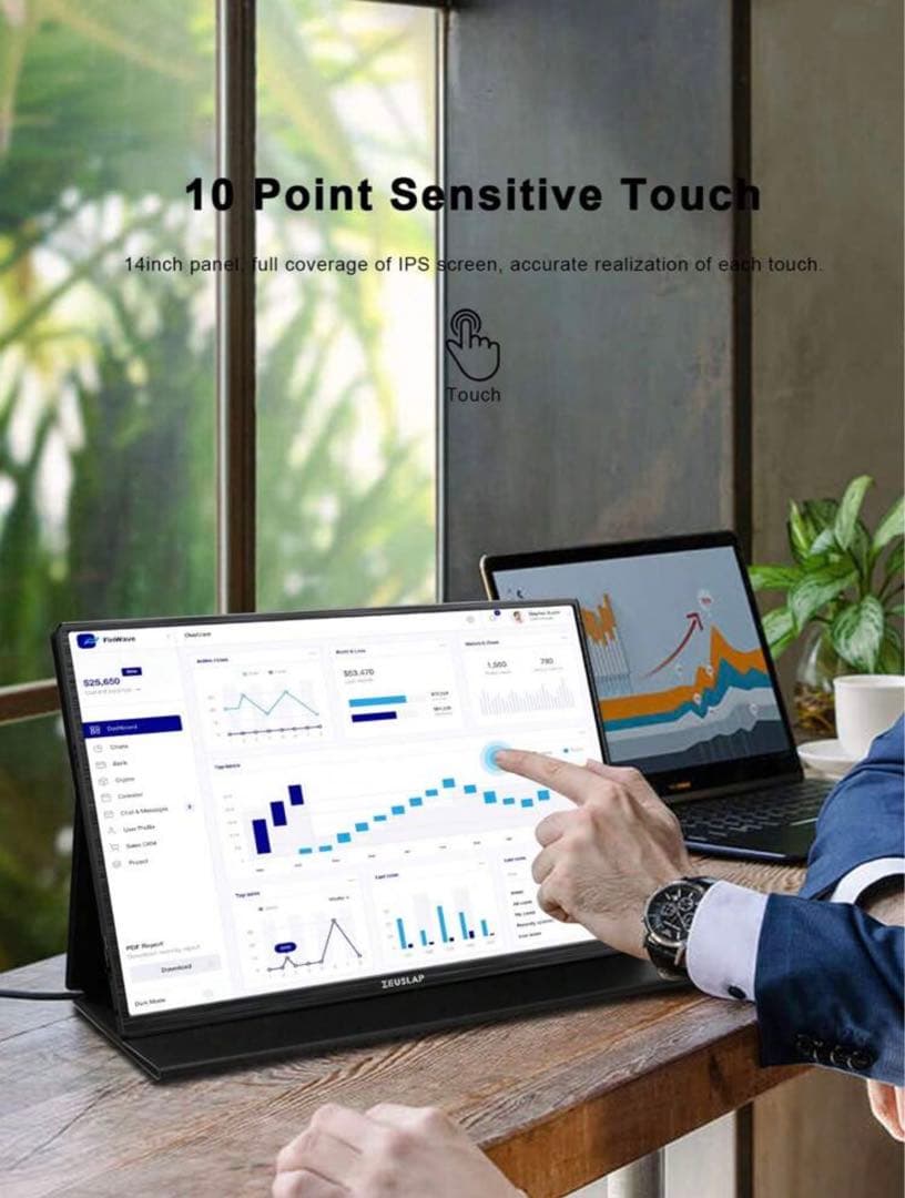 ZEUSLAP P16T 1920*1200P IPSモニター