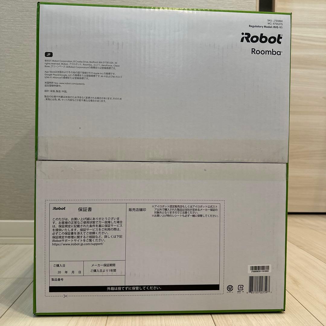 ルンバ iRobot Roomba j7+ 本体 未使用 通電未確認