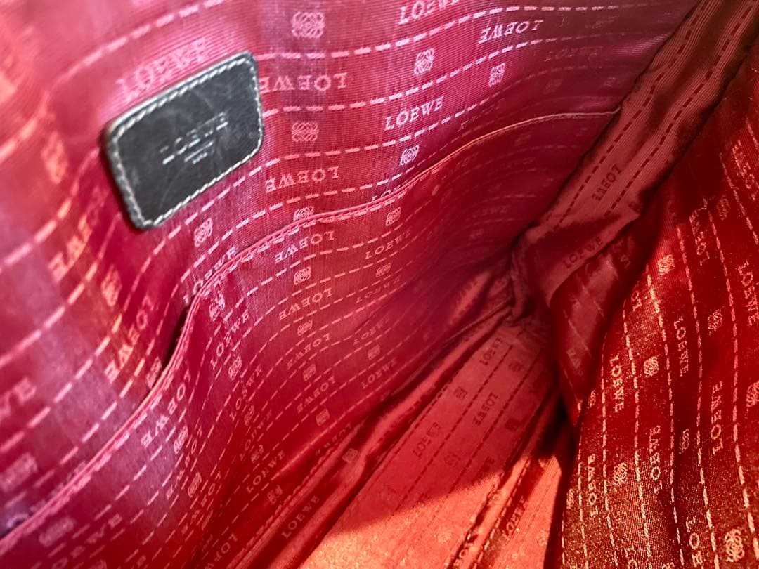 よっしゃーロエベ　本革バッグ