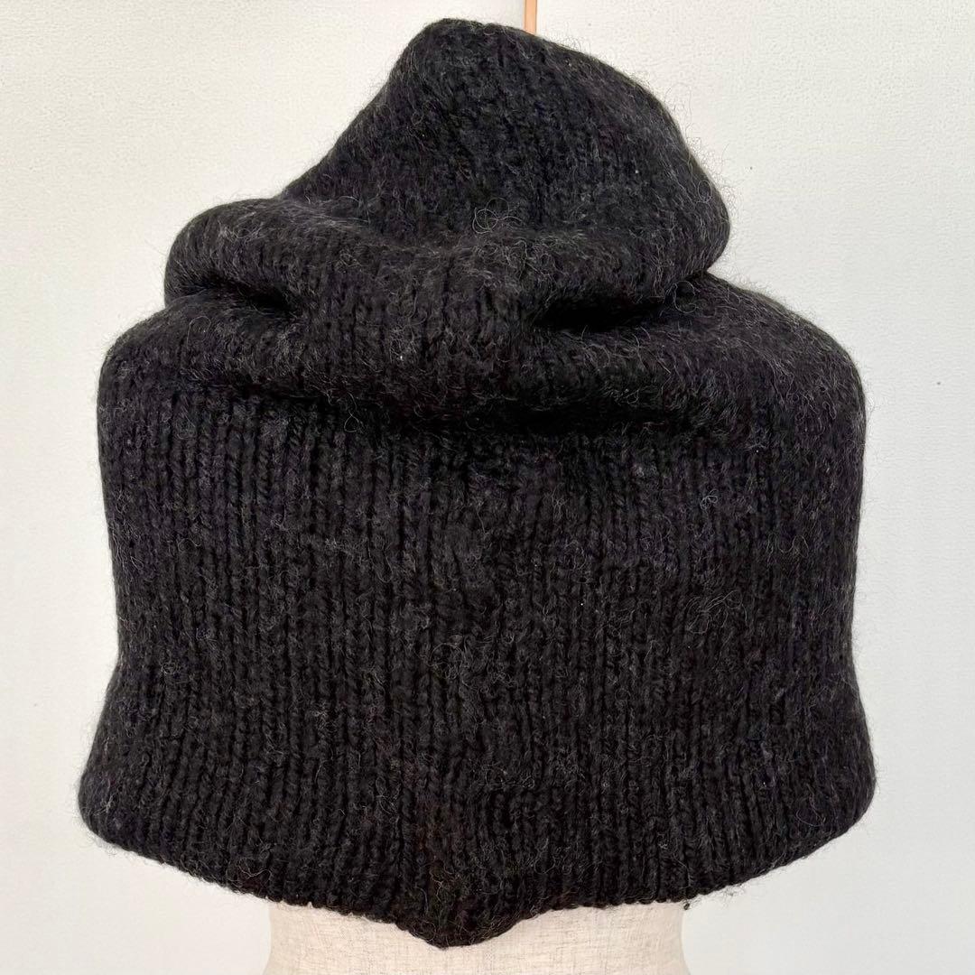 ANN DEMEULEMEESTER アンドゥムルメステール リブニットスヌード