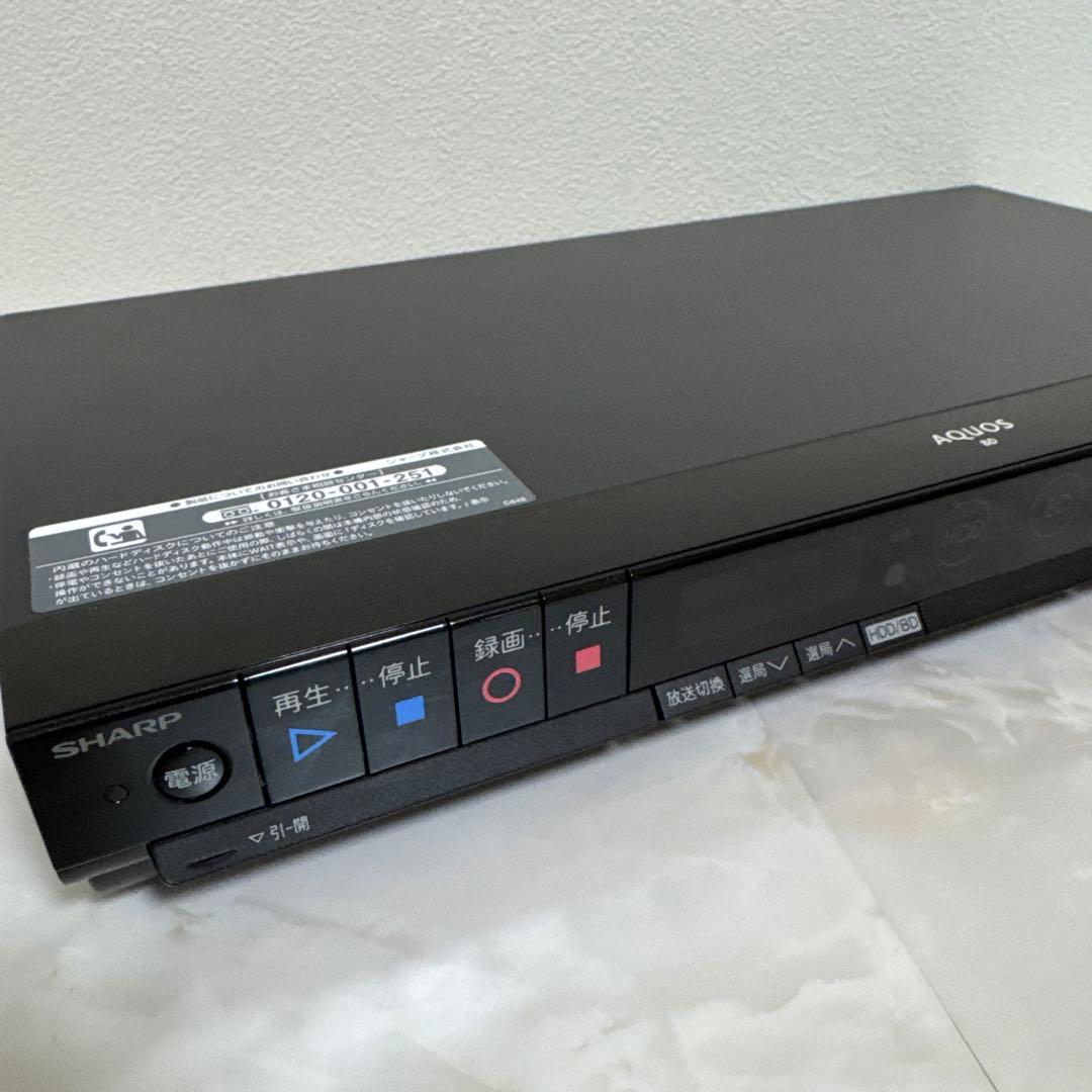 SHARP AQUOS ブルーレイレコーダー 320GB 3D対応 HDMI付き