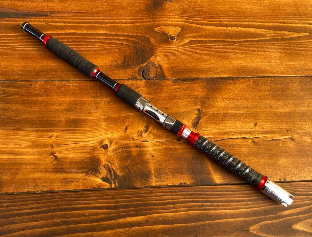 新品　釣り竿セット　ジギングロッド　船釣り　3ピースパックロッド　スロージギング