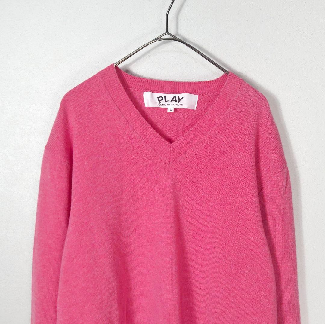 トップス CDG V-NECK PULLOVER L