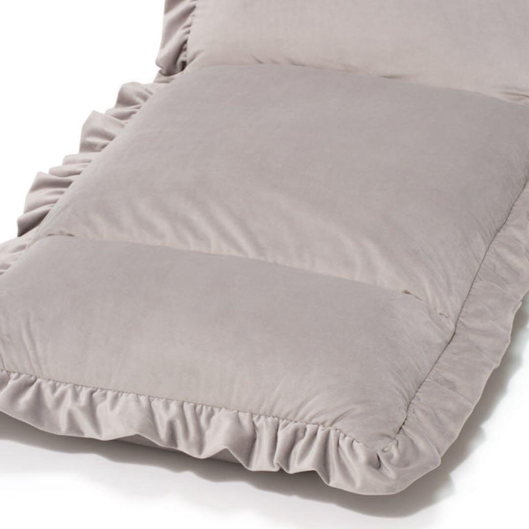 極美品Francfranc カランフロアチェア　ハイバック　グレー