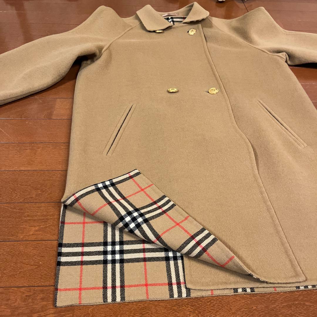 バーバリー ロンドン カシミヤ混 ウール コート　　11号　40 三陽商会