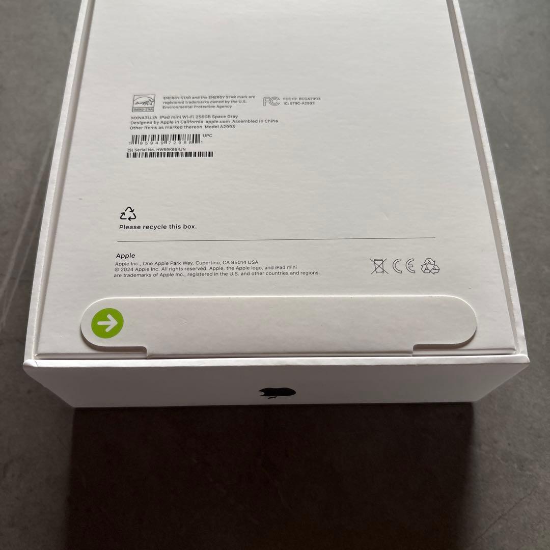 iPad本体 iPad mini A17 Pro Wi-Fi 256GB