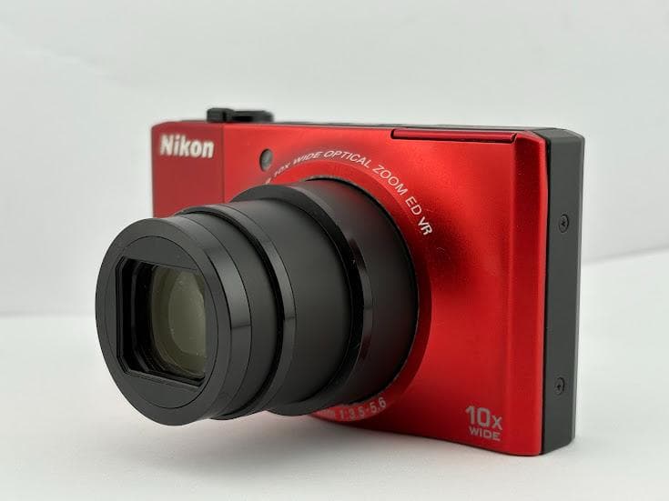 ★ちょっと訳アリ、 機能良好★ニコン Coolpix S8000 レッド