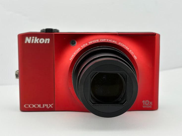 ★ちょっと訳アリ、 機能良好★ニコン Coolpix S8000 レッド