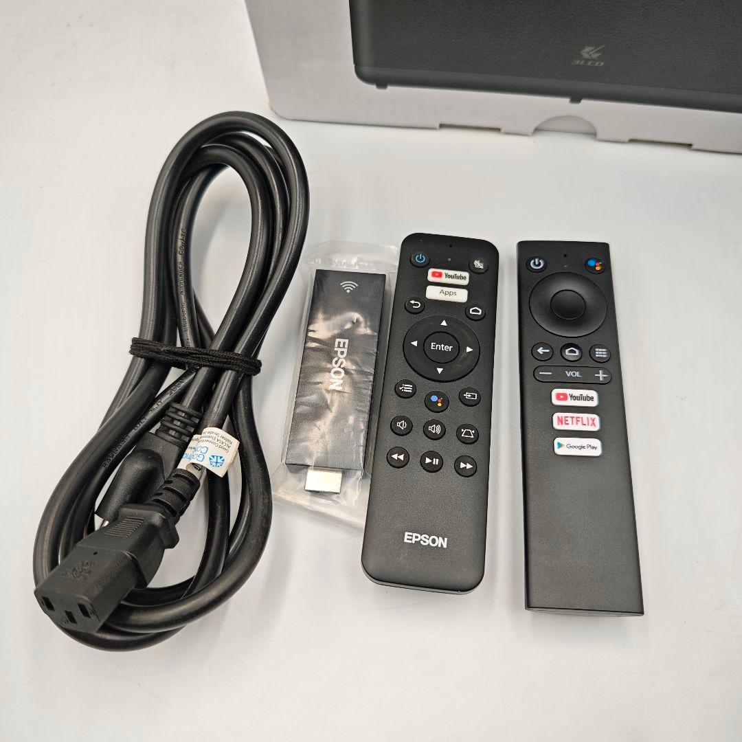 【美品】EPSON EF-100B ホームプロジェクター 使用時間85hのみ