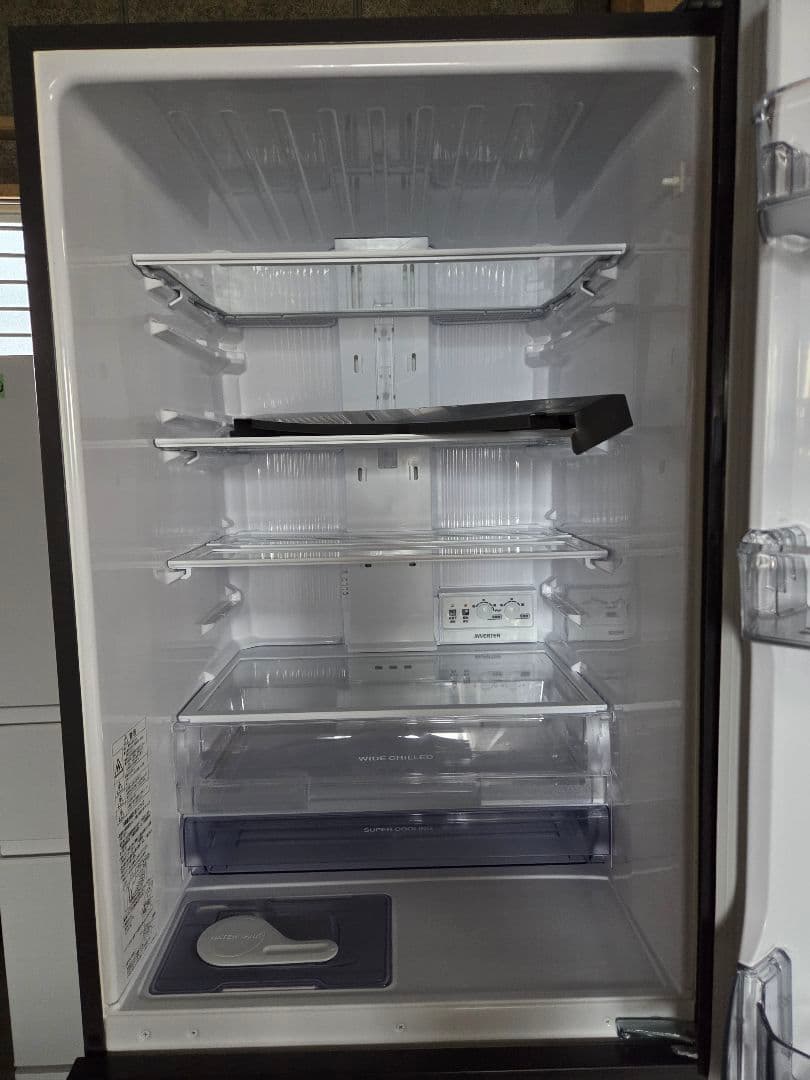 090906 三菱 ノンフロン冷凍冷蔵庫 MR-CG37G-H 2022年製