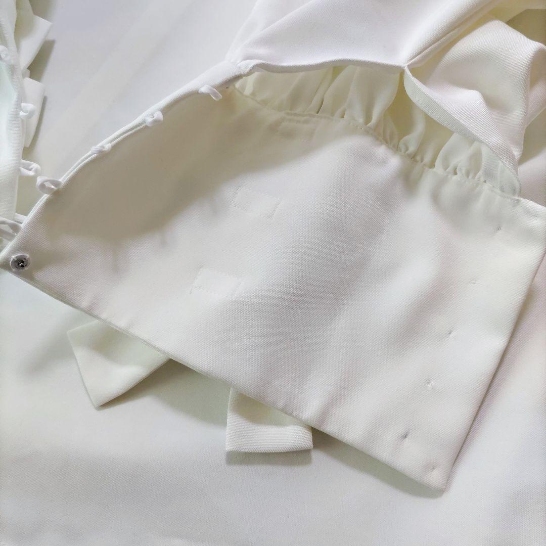 yori shirocon ヨリ シロコン ブラウス リボン 36 改良品 白