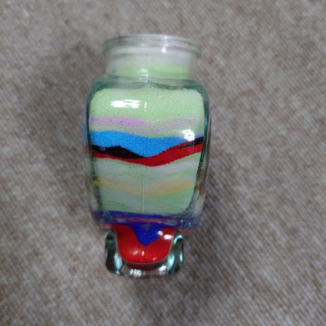 セール！EXPO 2025ヨルダン館サンドアートハート型瓶ミャクミャクカラー