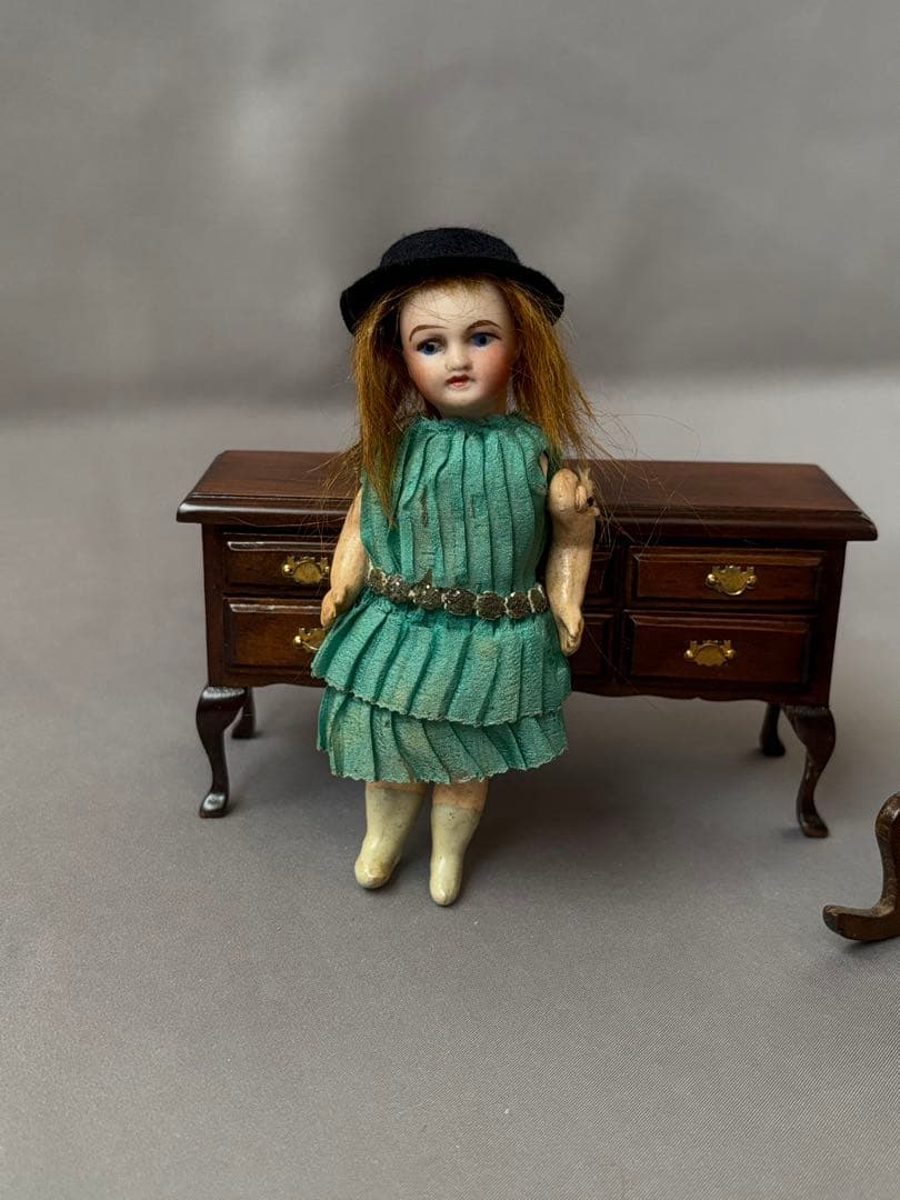 アンティーク Unis France ビスクドール ミニョネット フランス