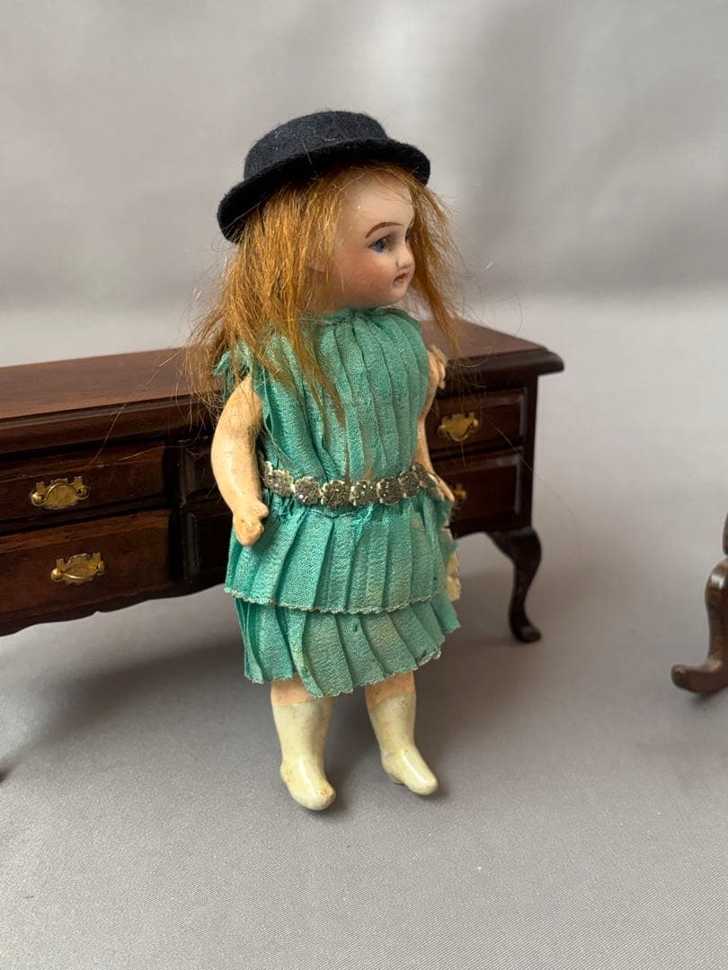 アンティーク Unis France ビスクドール ミニョネット フランス