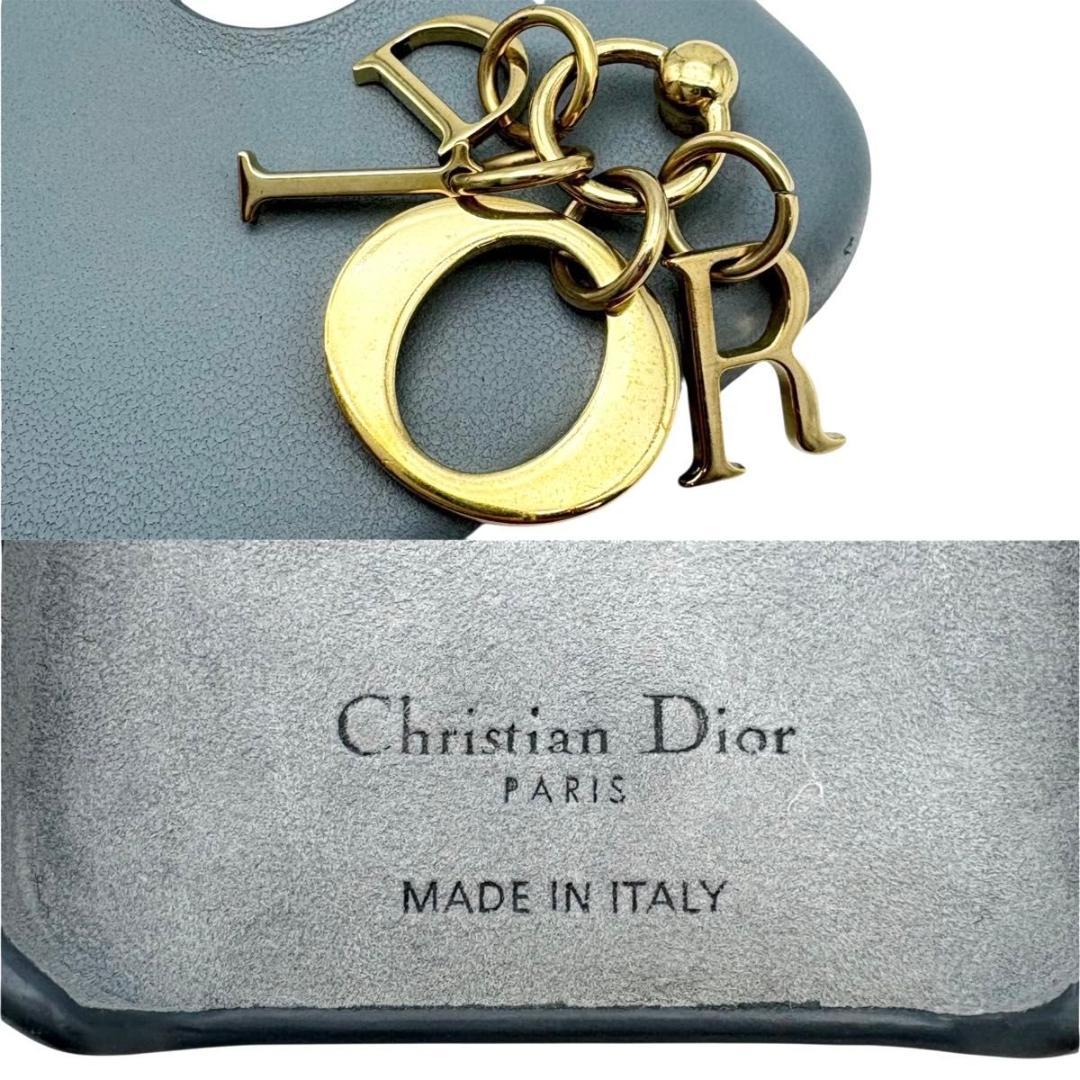 美品 Dior ディオール iPhoneケース 13pro カナージュ　グレー系