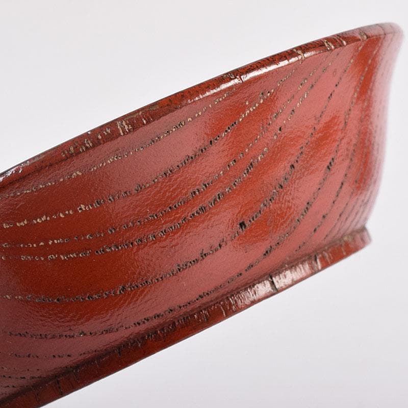 時代輪島塗　黒漆　蒔絵絵変銘々皿　木皿　十客　時代箱付　V　R8927