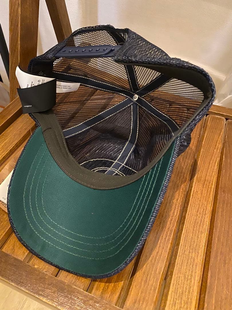 新品RRLデニムメッシュ トラッカー キャップ ダブルアールエル ロンハーマン