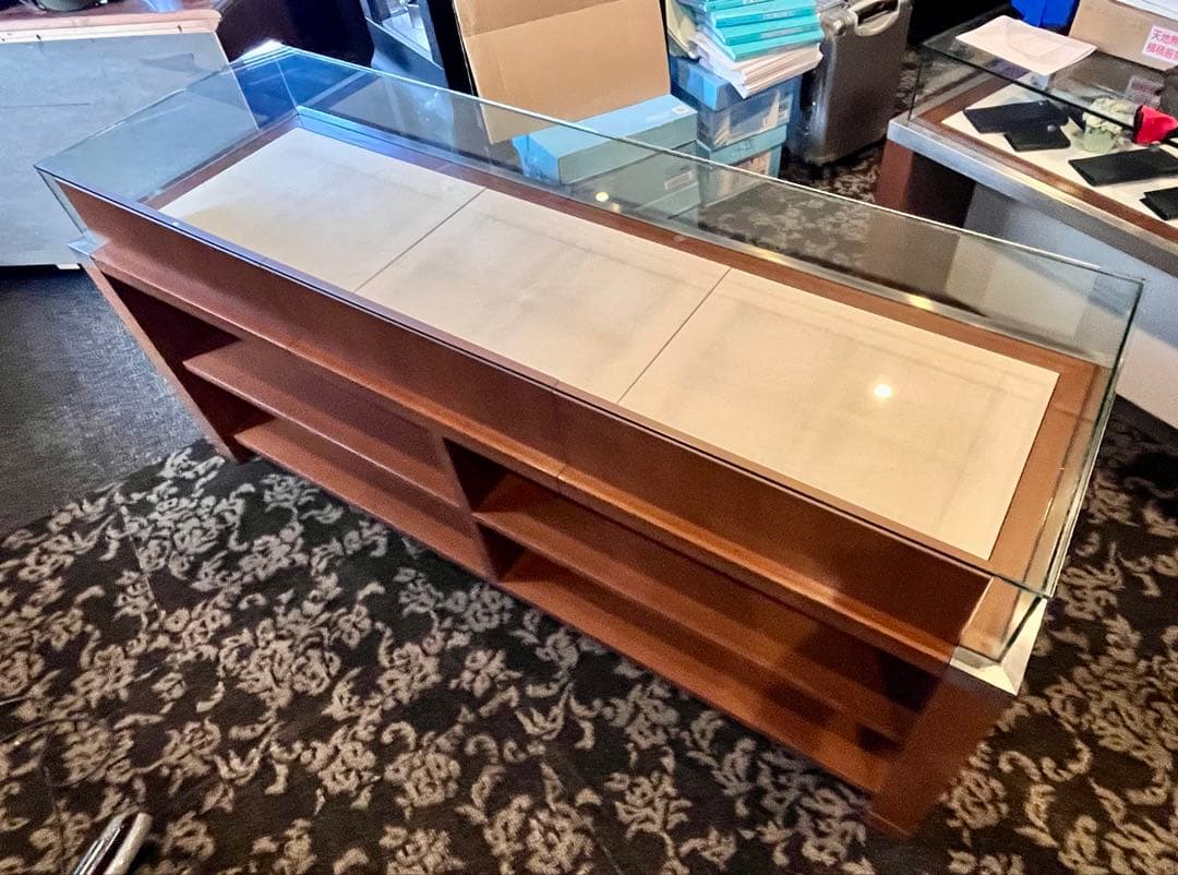 ★☆ スライド式 ガラスショーケース 鍵付 ☆★