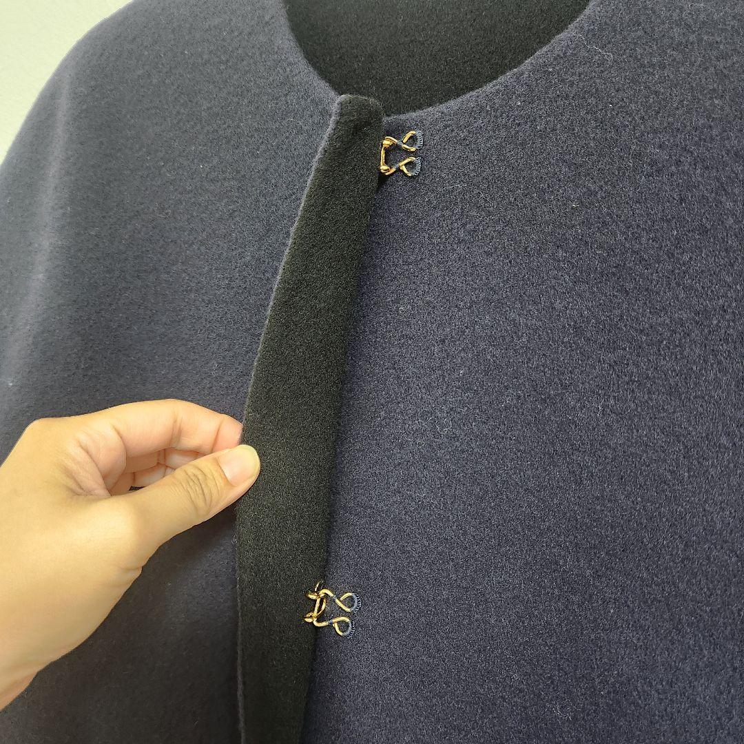 UNITED ARROWS TOKYO バイカラー リバー ケープコート