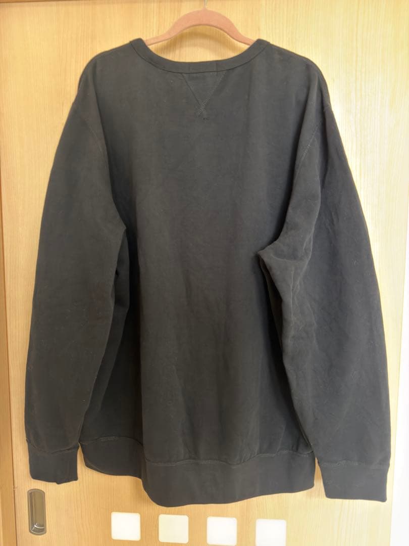 大きいサイズ ポロラルフローレン メンズ 裏起毛 スウェットシャツ 黒 ブラック