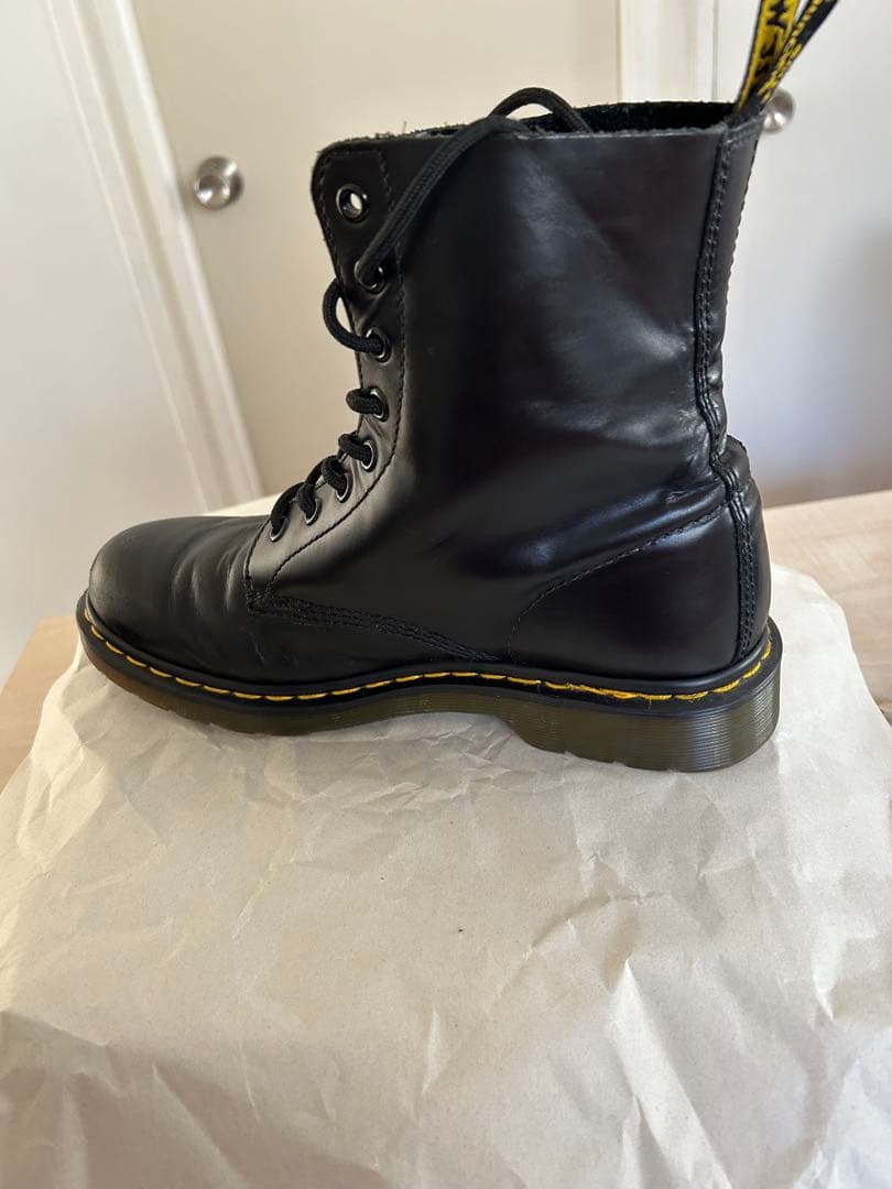 Dr. Martens ドクターマーチン 8ホール ブーツ ブラック(UK7)