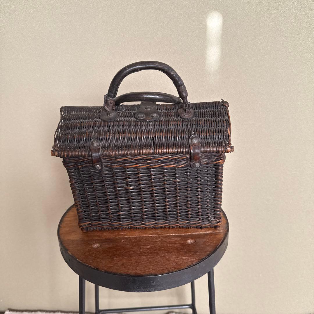 最終価格☆【希少】フランスアンティーク　バスケット
