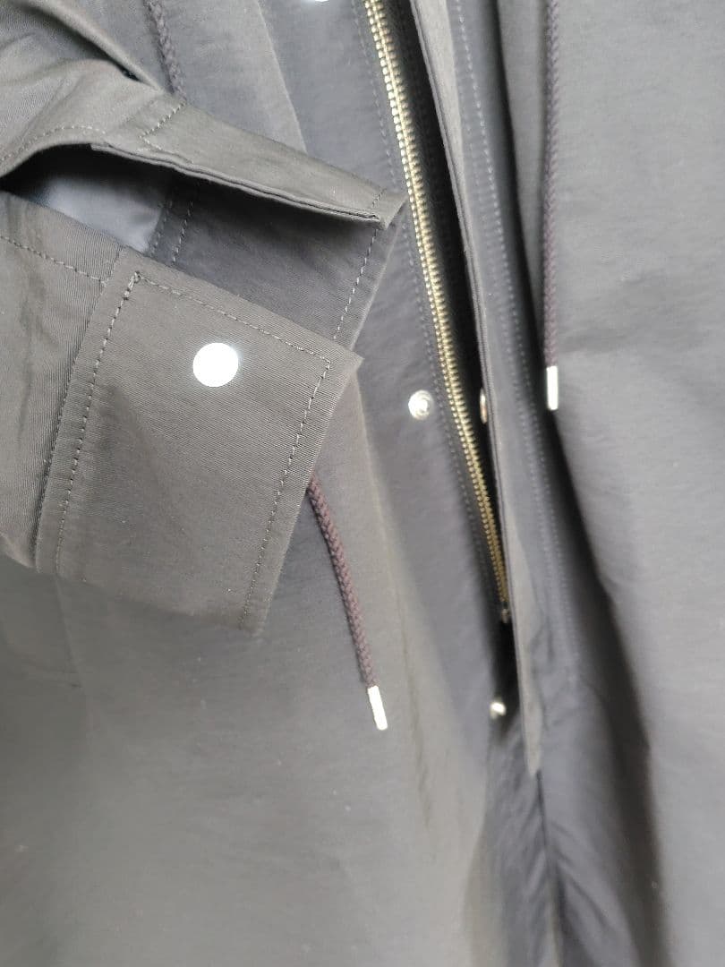 未使用品★ジャーナルスタンダード★グログランフードコート★黒★S