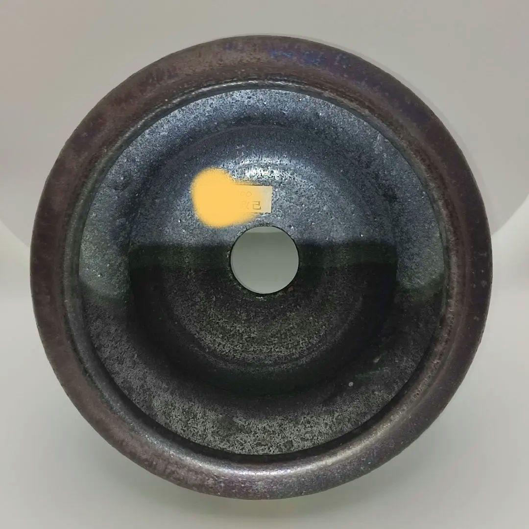 細川政己　鉢　植物鉢　y鉢　ポット　特大鉢　パープル　紫　青　ブルー