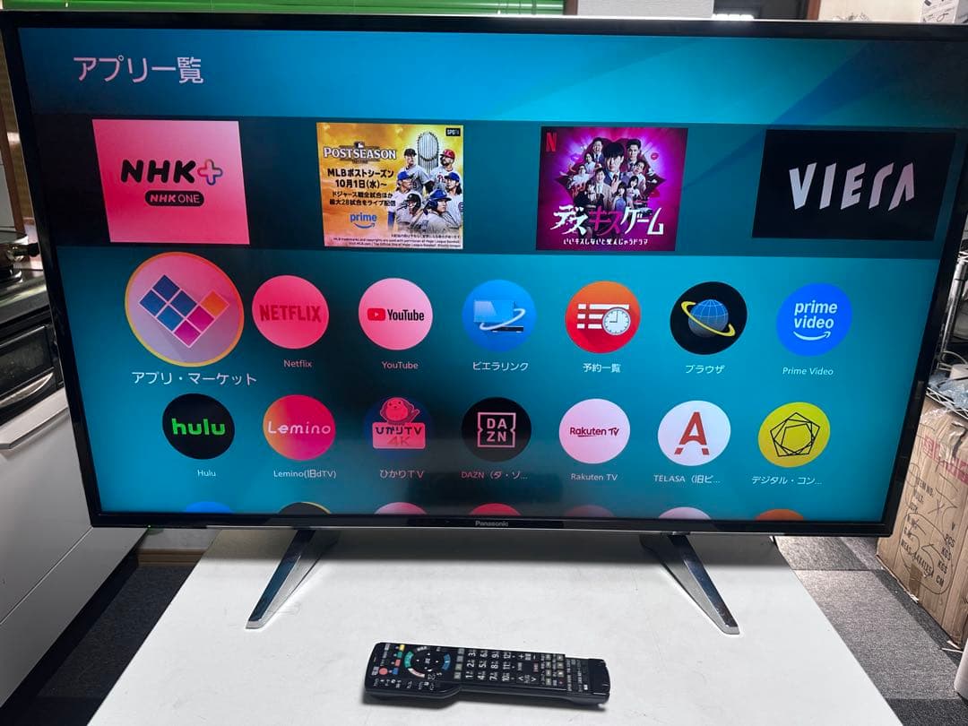パナソニック 43V型 4K 液晶テレビ スマートビエラ TH-43EX750