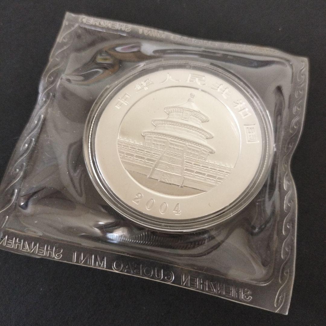 中国 パンダ 1oz 銀貨 2004年
