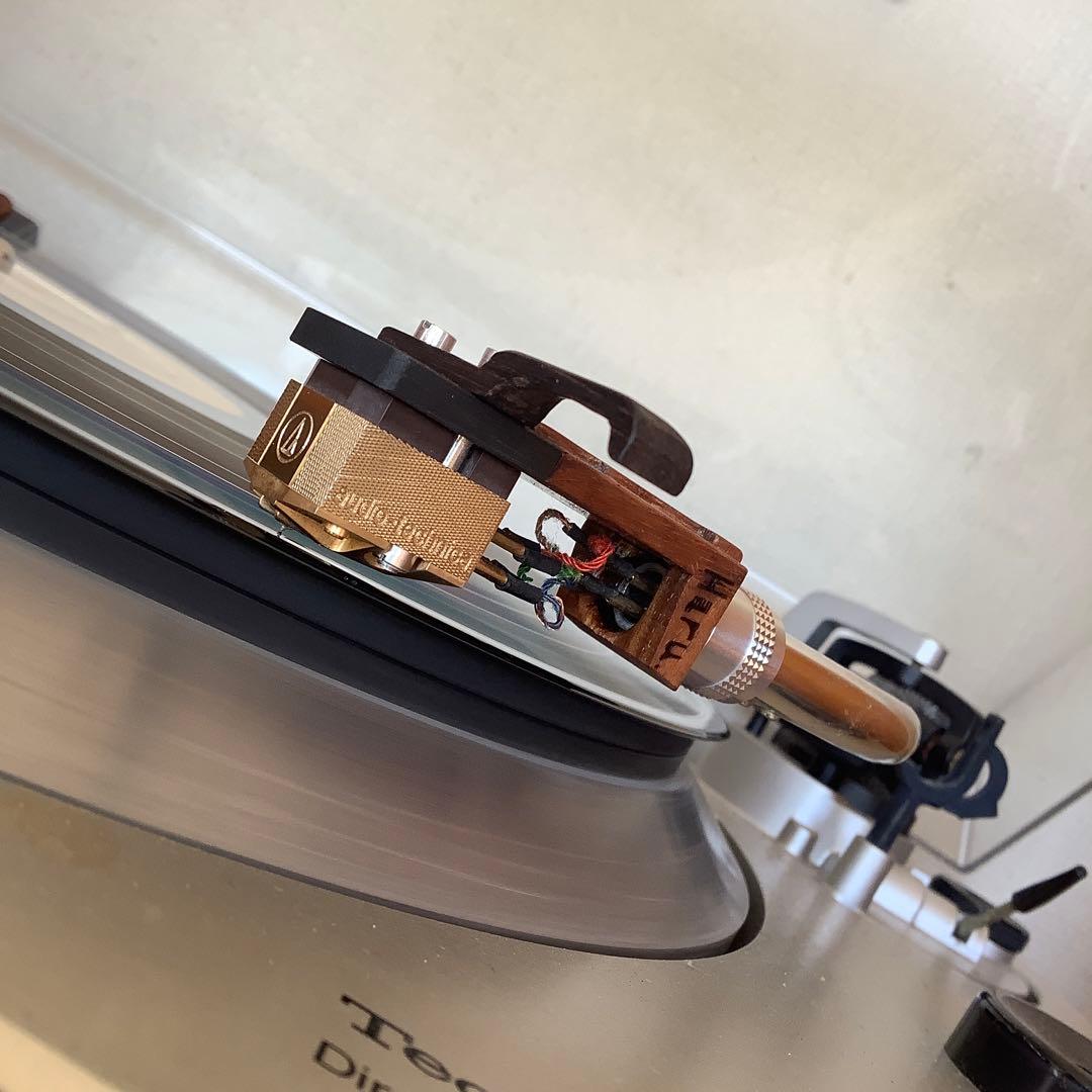 レコード音の追求　　木のヘッドシェル　(備長炭➕花梨、黒檀の指掛け) 9g