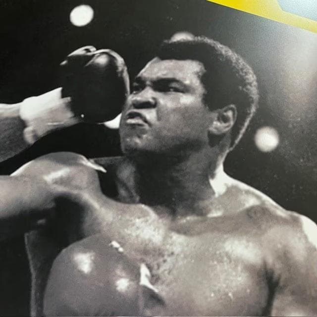 額装済/モハメドアリ Ali vsタイソン Tyson/アートポスター