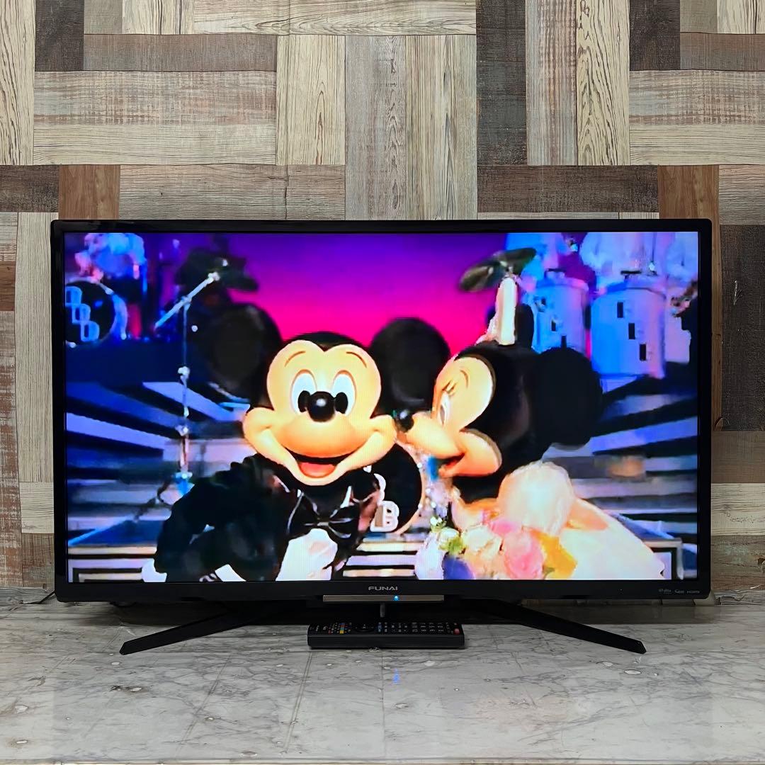 即日受渡❣️全国送料込フナイ40V型HDD録画機能内蔵テレビ見ながら録画も可能。