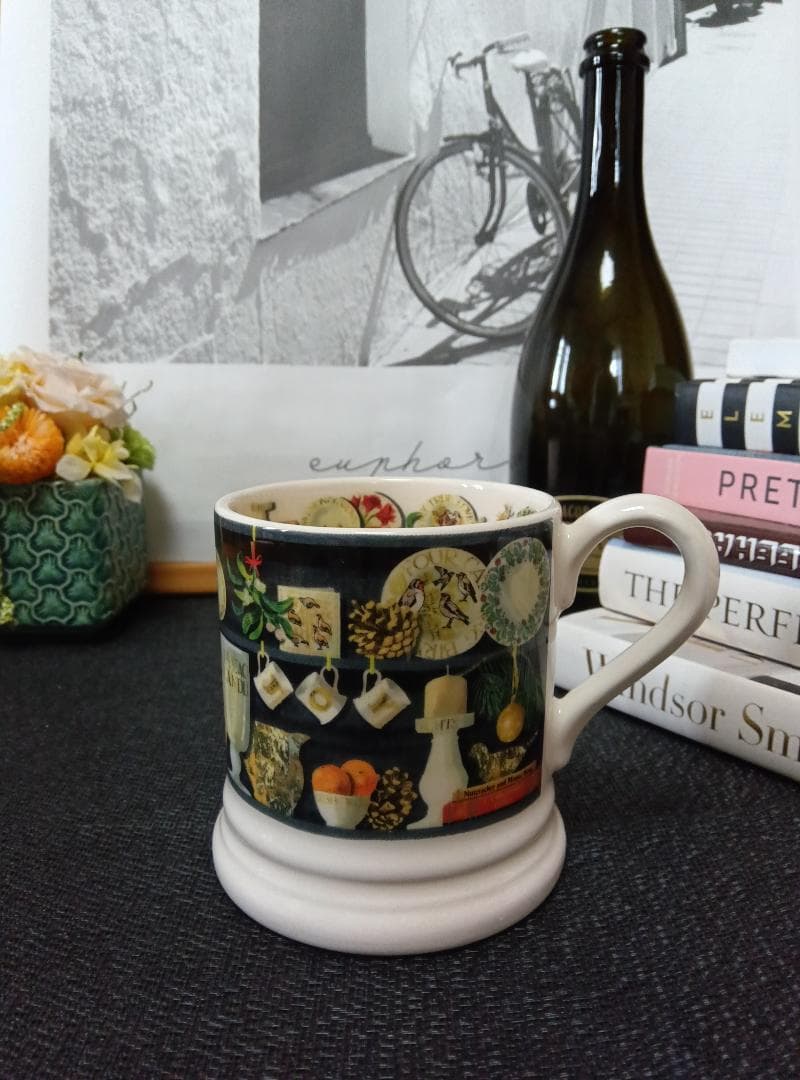 【ひまわり】E・B　ArtichokeBowl&ChristmasMug