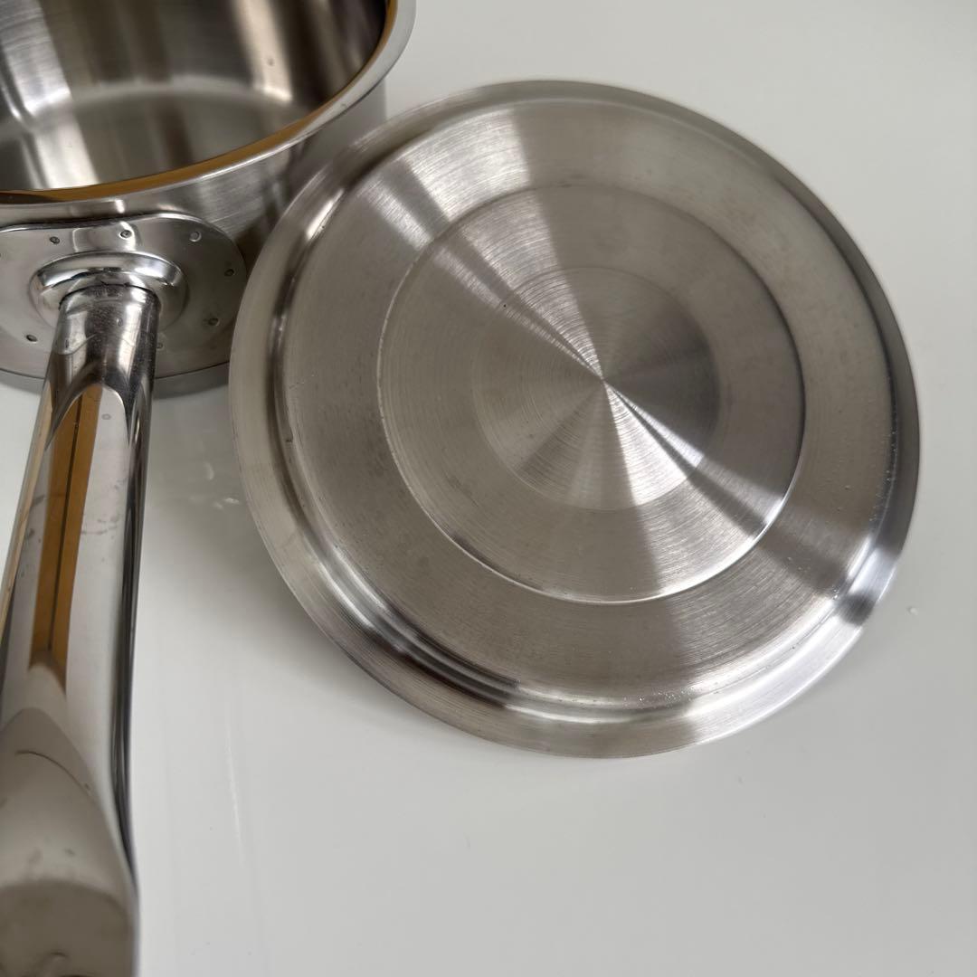 Fissler ステンレススチール 片手鍋 蓋付き　お値引きしました