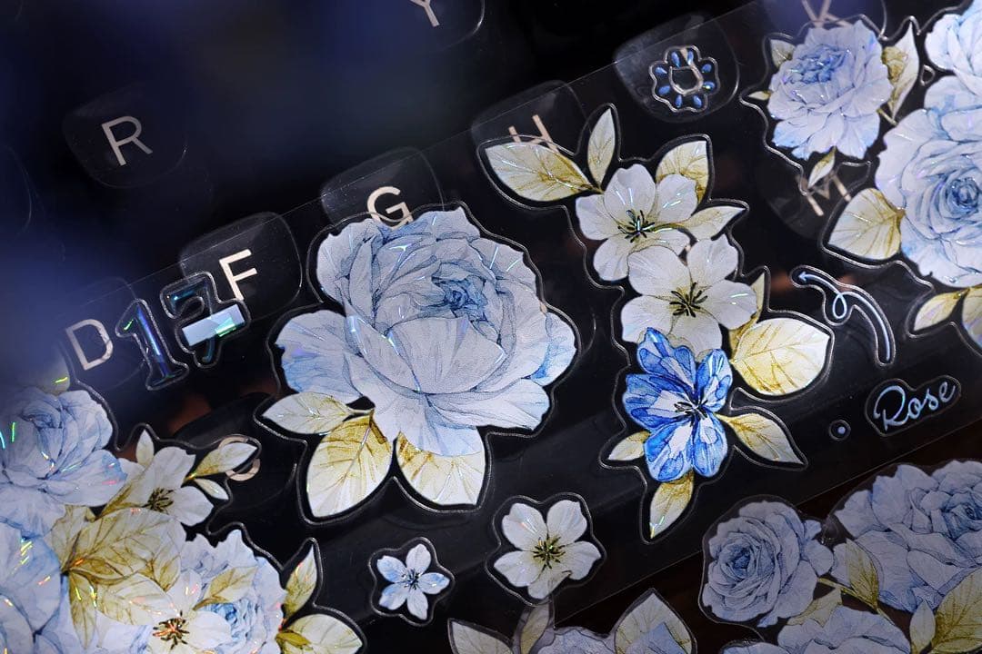 ⭐️SALE⭐️小白家文創《涧石蓝》海外マスキングテープ マステ 【2742】