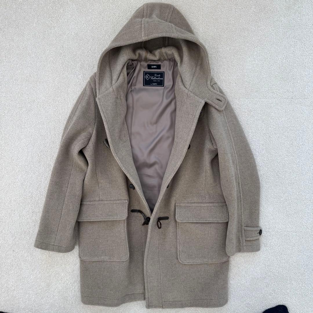 SHIPS(シップス) Vallombrosa ウール ダッフルコート XL