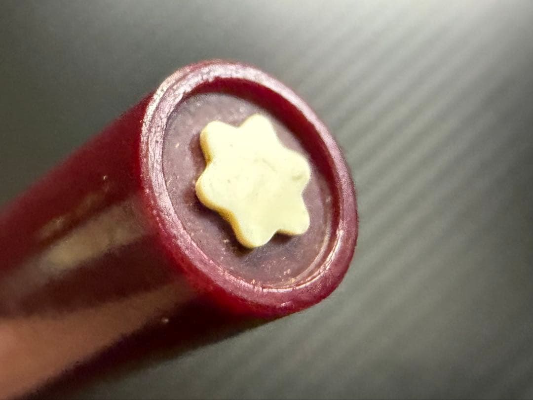 美品 モンブラン No.221 EF 極細字 ボルドー 両用式 万年筆