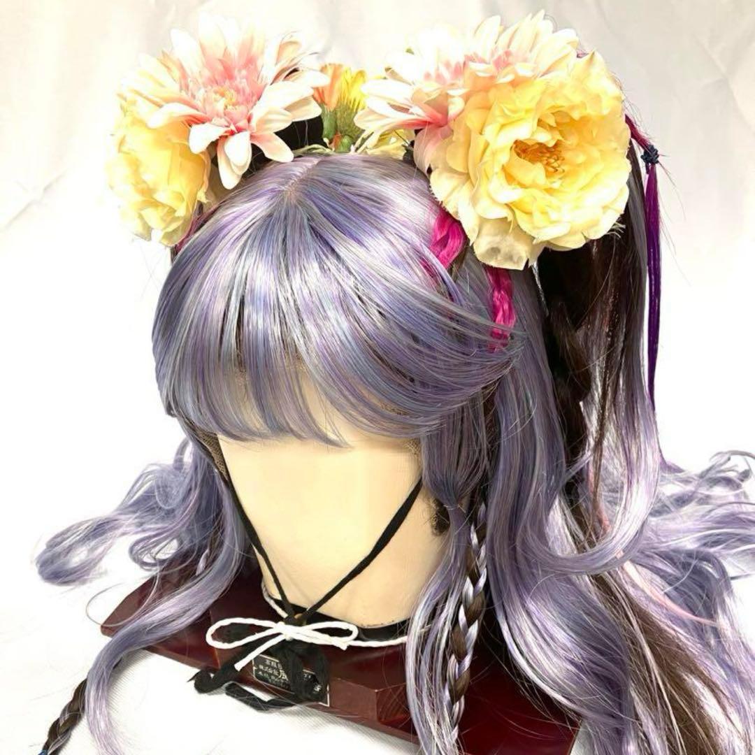 辰巳9号サイズ、耐熱ファイバープラスアレンジオーダーかつら 中古舞踊かつら