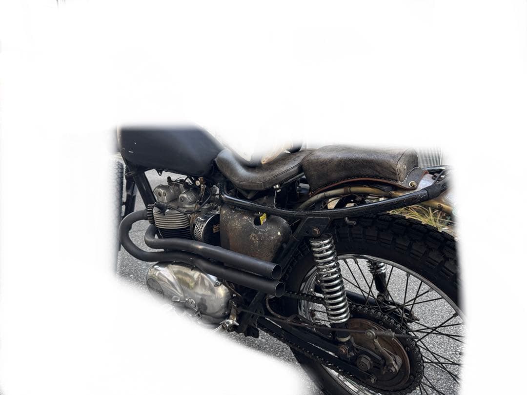 triumph t100 ハイパイプ　エキゾーストパイプ