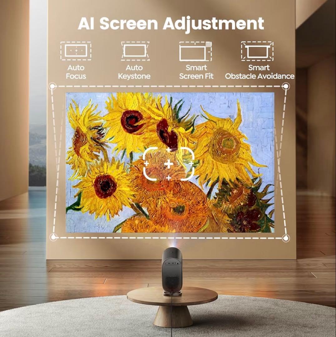 【定価41,000円】AI自動調整 高性能プロジェクター_ iWiMiUSK11