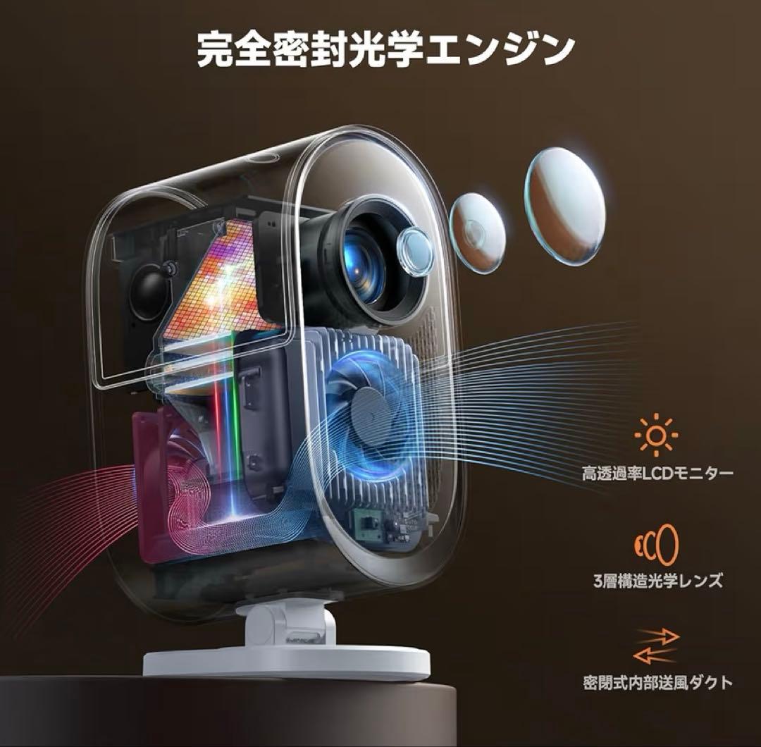 【定価41,000円】AI自動調整 高性能プロジェクター_ iWiMiUSK11