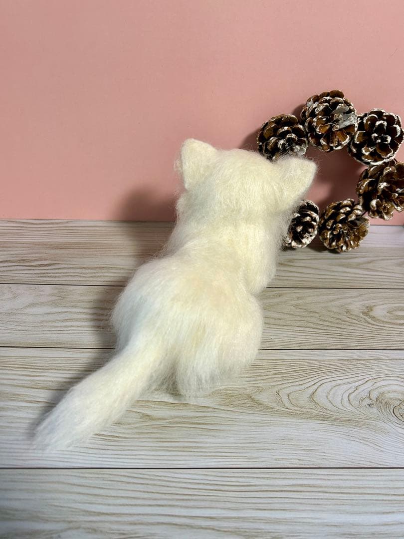 羊毛フェルト　おっとり顔のチワワちゃんno.29