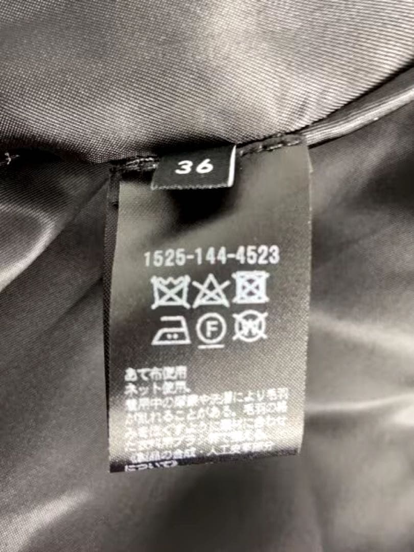 ユナイテッドアローズ ステンカラーミドルコート　2way ブラック　aライン