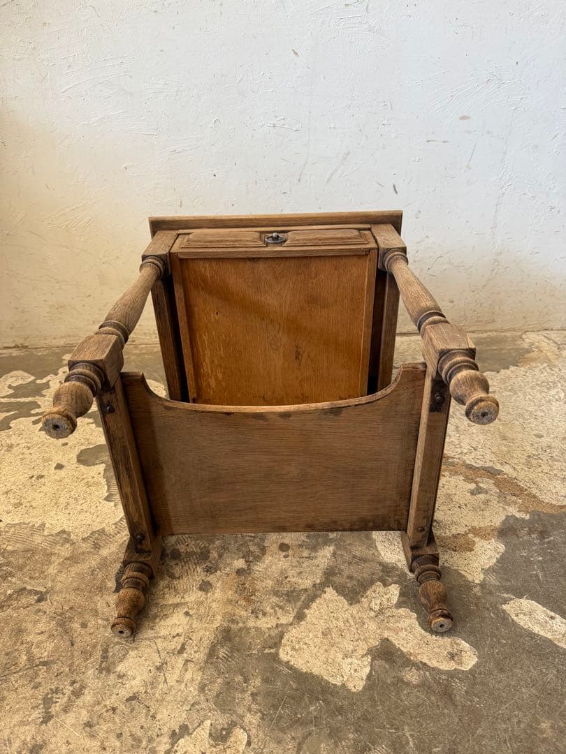 ビンテージ ドロワーサイドテーブル　剥離　no1