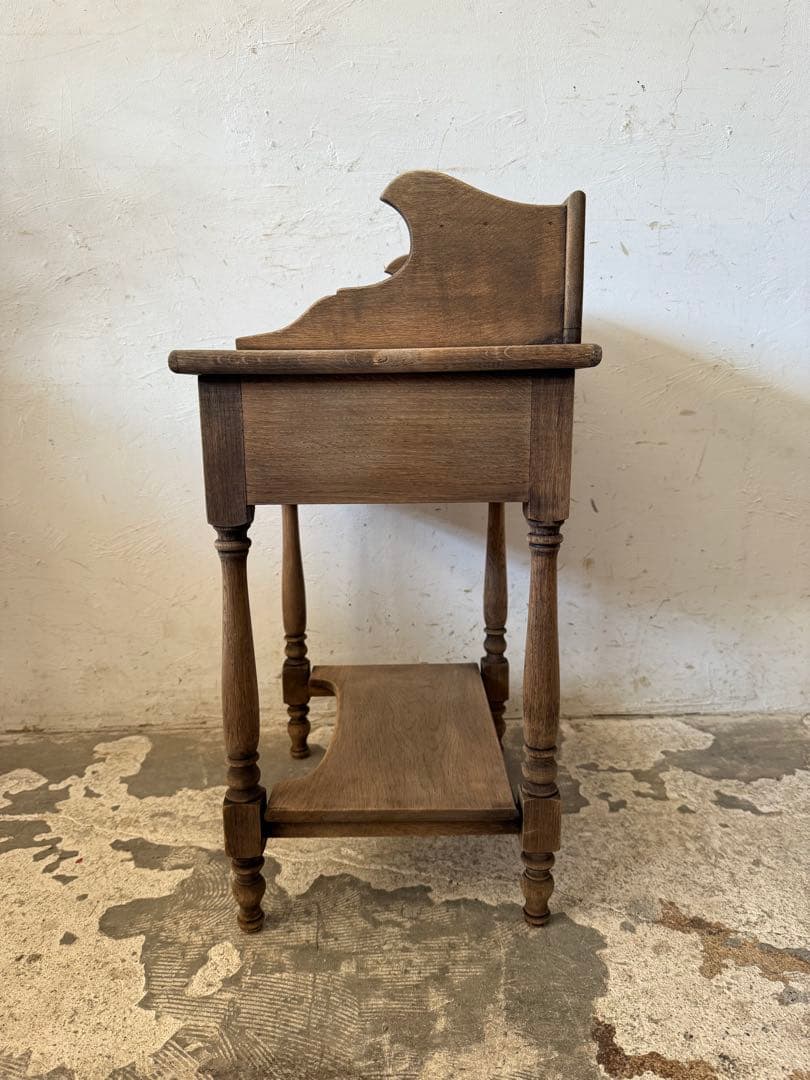 ビンテージ ドロワーサイドテーブル　剥離　no1