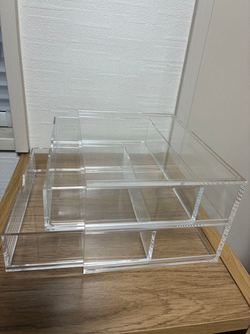 無印良品 重なるアクリルケース 2段 4セット