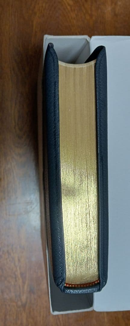 ■文語訳 大型舊新約聖書 JL69S　折皮装三方金